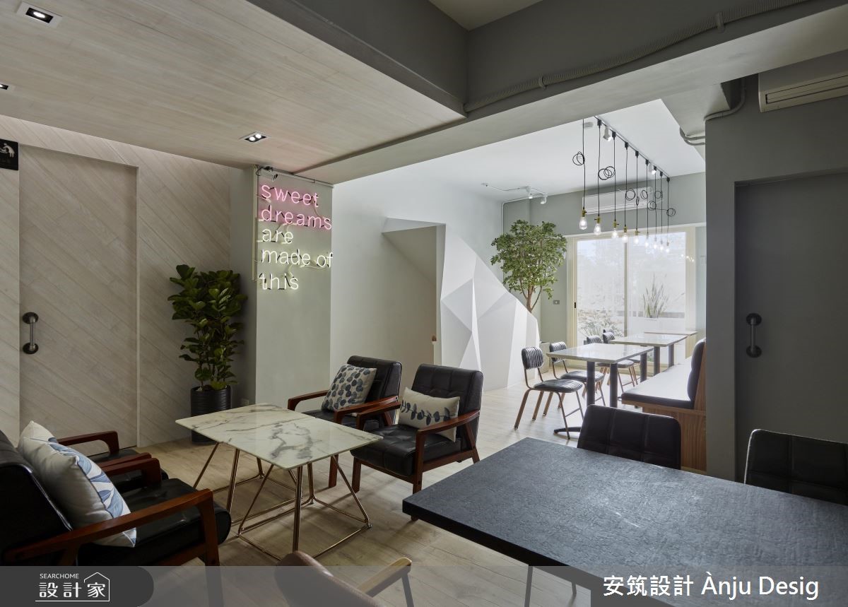 80 坪中古屋商業空間,設計師將之打造為親子餐廳,一