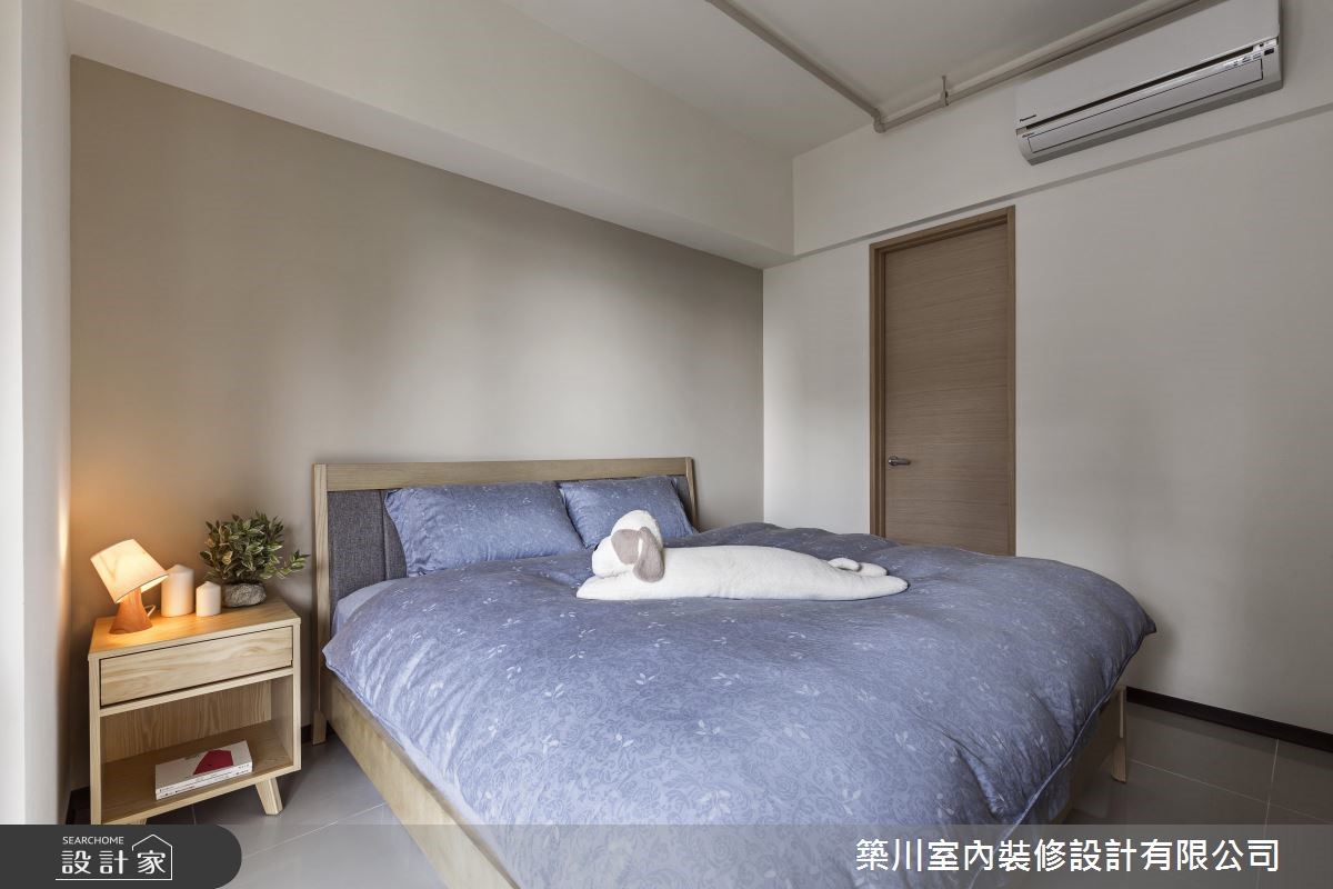 23 坪新成屋,是 2 大 1 小 1 貓的居住空間,女主人為