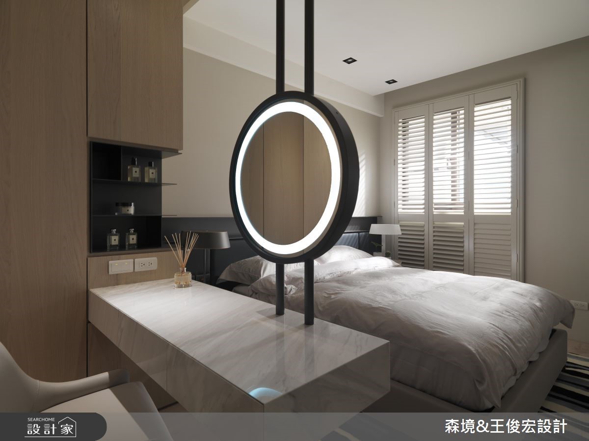 22 坪簡約風住宅,以「圓」形塑出單身宅的生活樣貌,