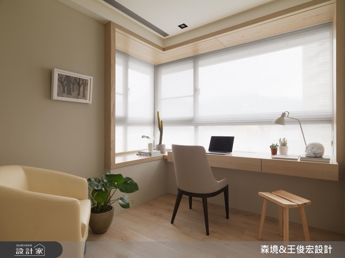 22 坪簡約風住宅,以「圓」形塑出單身宅的生活樣貌,