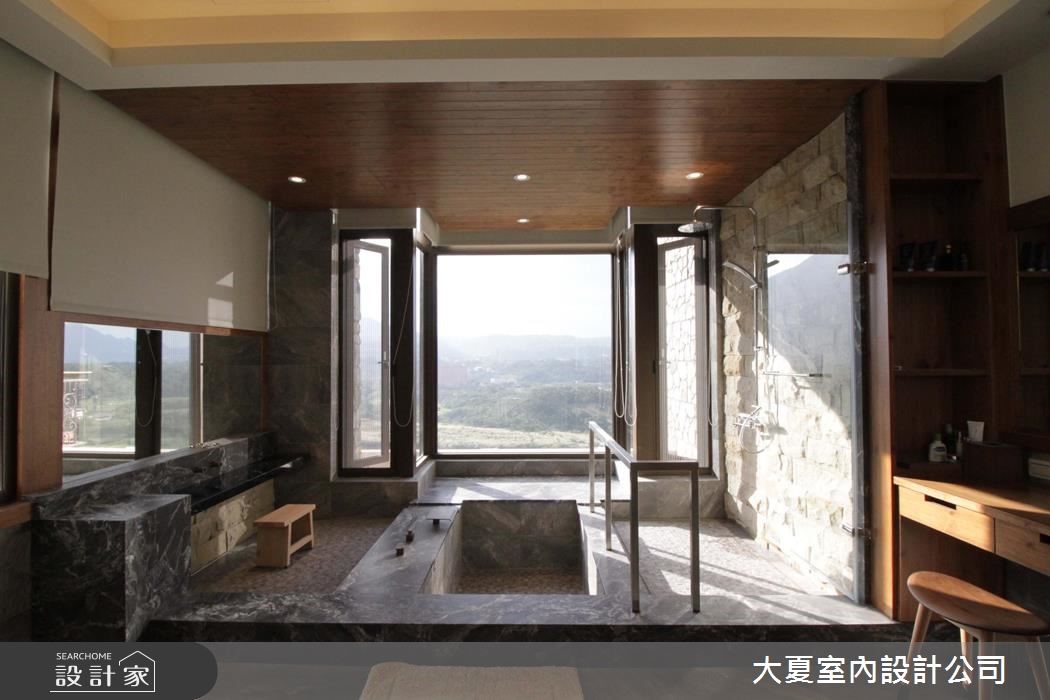 60 坪大宅,設計師於室內導入絕佳的材質比例,經由美