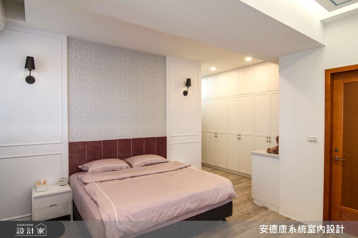 1 家 5 口的 32 坪混搭風新居,以極簡線條的美式及鄉
