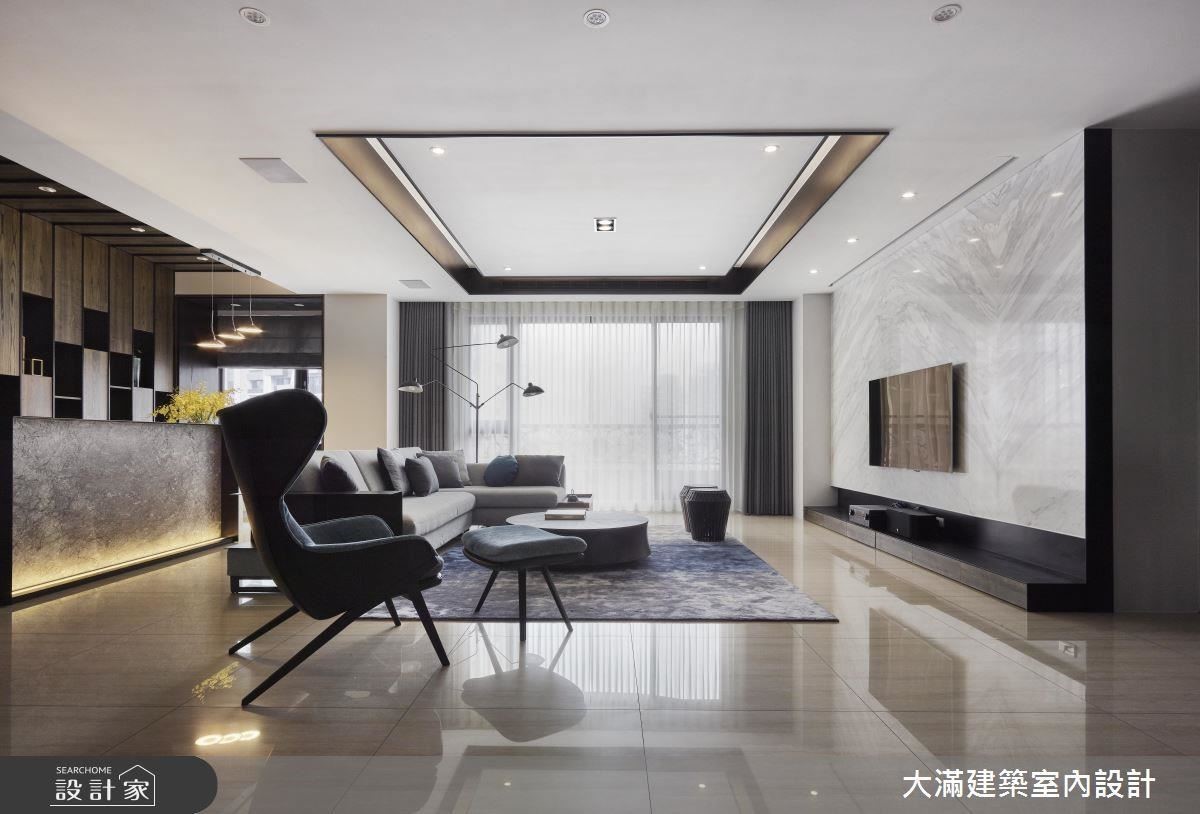 為滿足業主在現代簡潔的基調,挹注東方美學的氛圍,設