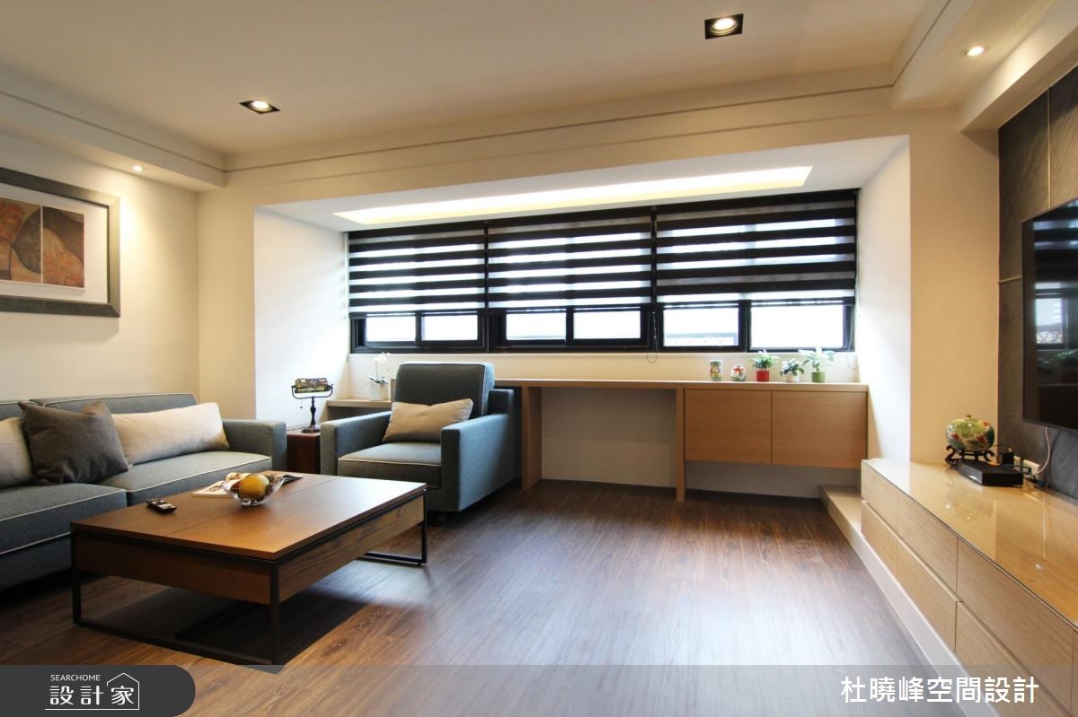 35 坪老屋,作為 1 大 2 小的生活場域,設計師在改善