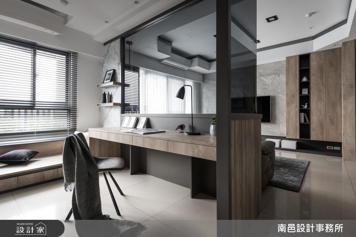 32 坪新成屋在張譯允設計師的巧思運轉下,以進口磁磚