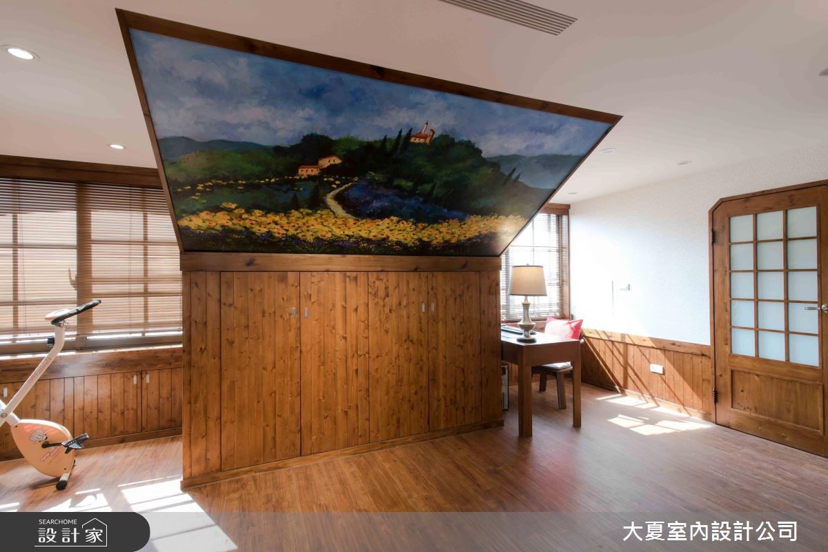 45坪居家,設計師突破制式設計,捨棄常見的電視主牆規