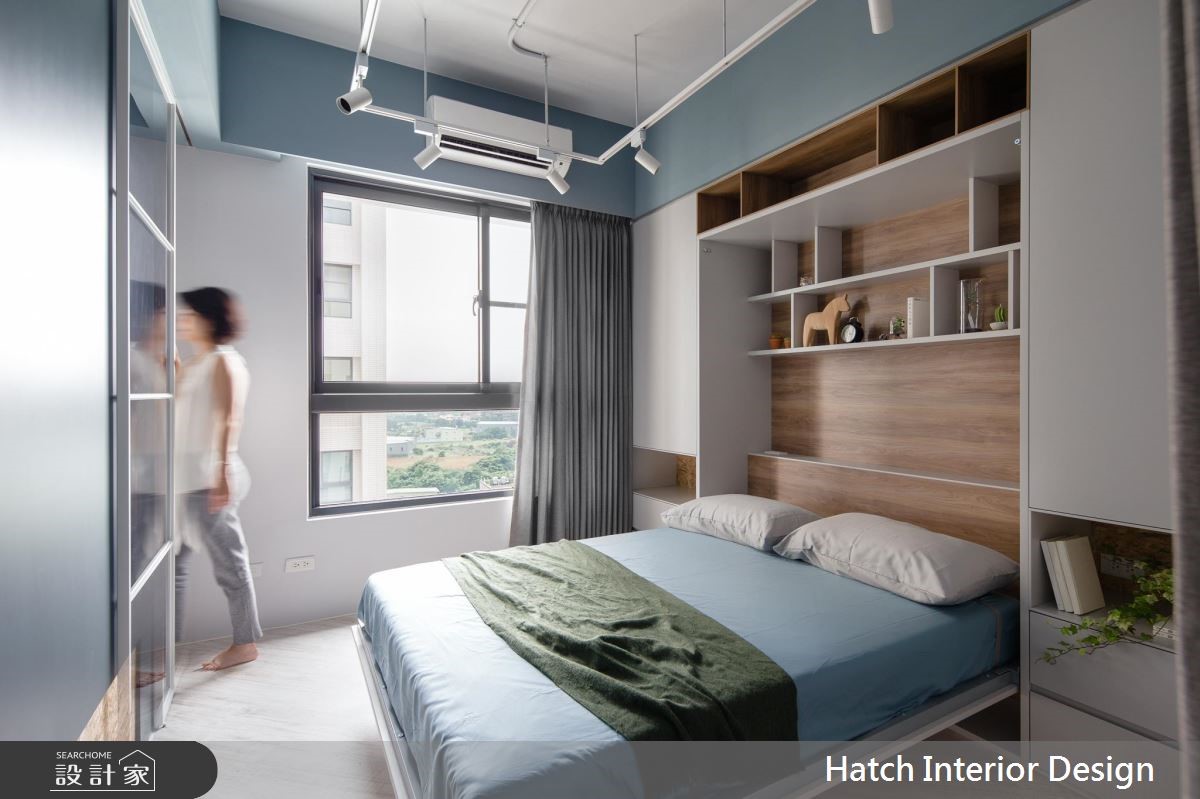 這間 20 坪的 Loft 風小宅,採用回字型格局規劃,並以