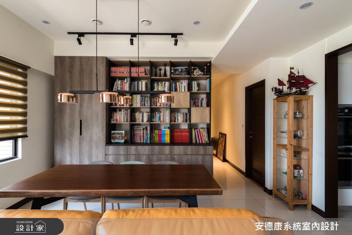 有想法與品味的屋主,在 38 坪擁有陽台的室內空間,實