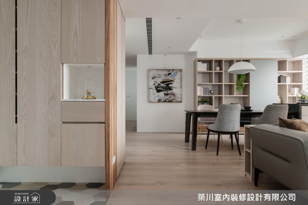 40 坪老屋重新出發,以北歐風格作為新居裝扮,將格局