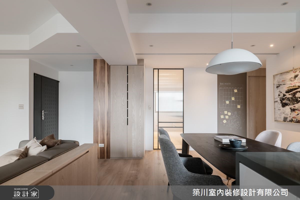 40 坪老屋重新出發,以北歐風格作為新居裝扮,將格局