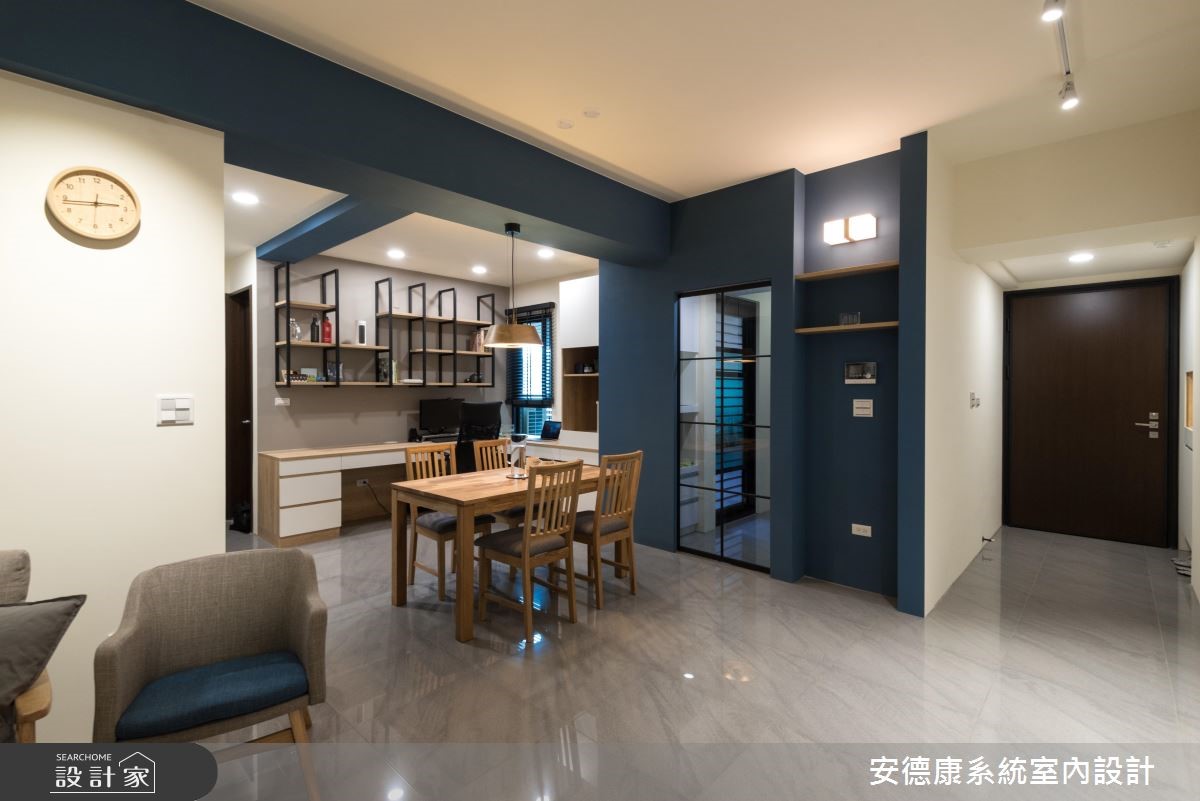 28 坪簡約風宅邸的屋主,任職於忙碌的科技業,回到家