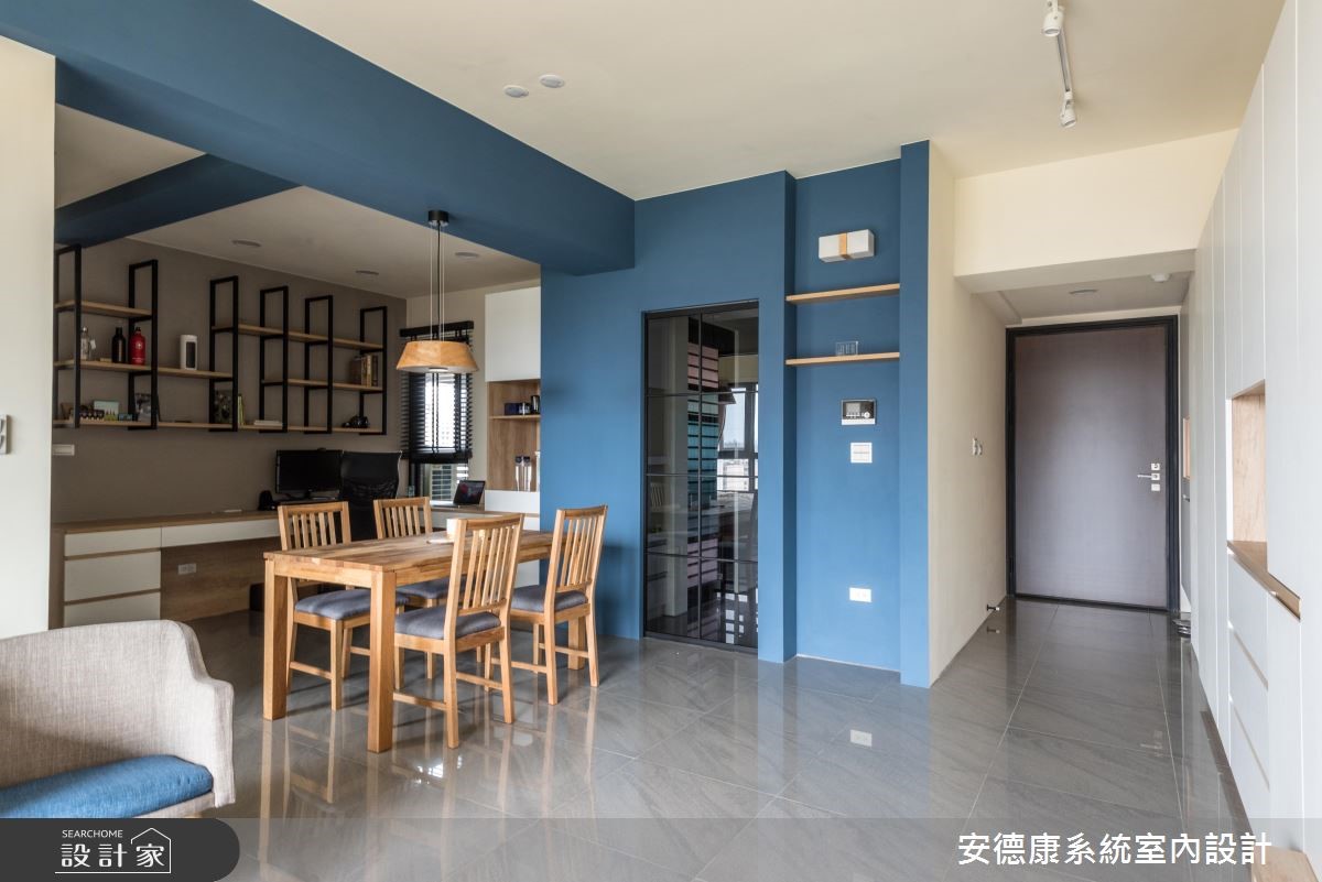28 坪簡約風宅邸的屋主,任職於忙碌的科技業,回到家
