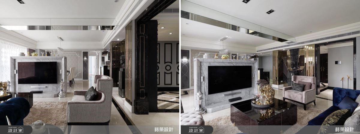 從事與建築相關行業的屋主買下 2 間毗鄰的預售屋,計