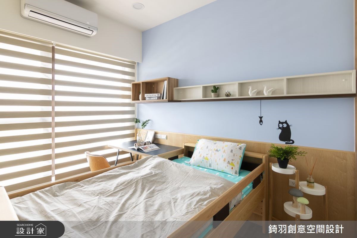 25 坪北歐風居家,設計師減少居家內的實體隔間牆,透