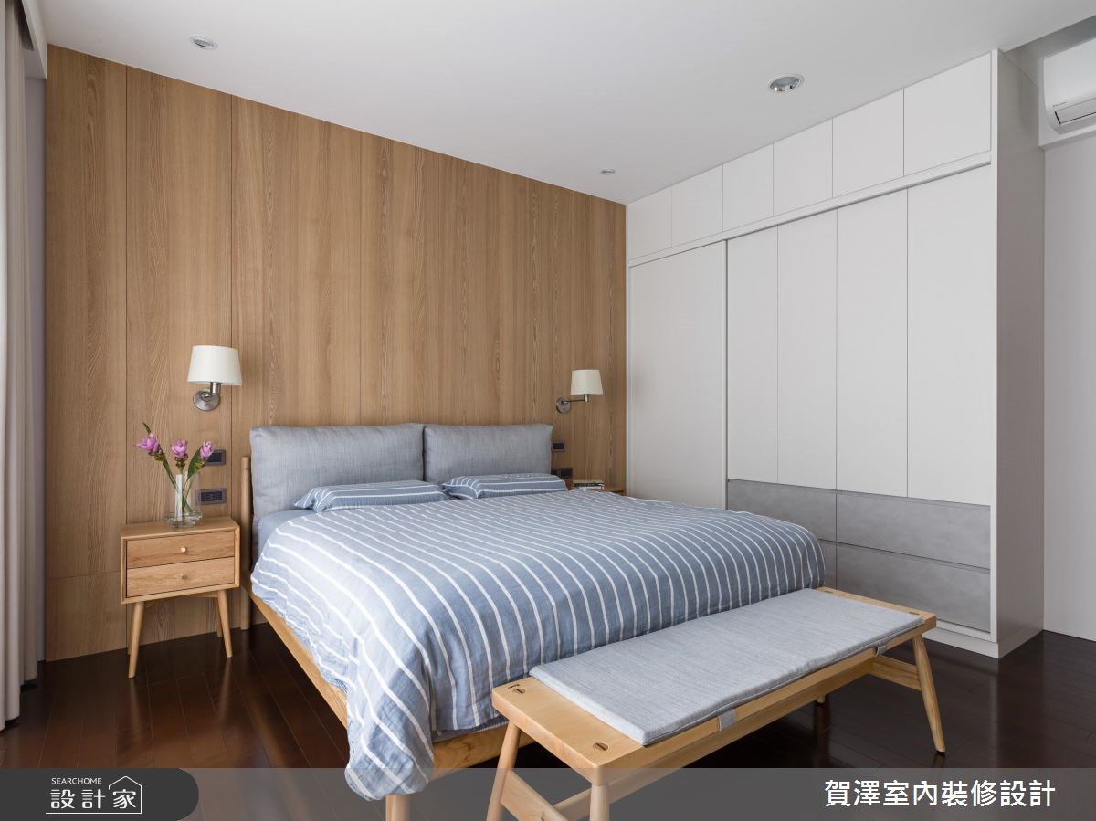 45坪的空間裡,以屋主喜愛的日系無印風作為基底,白色