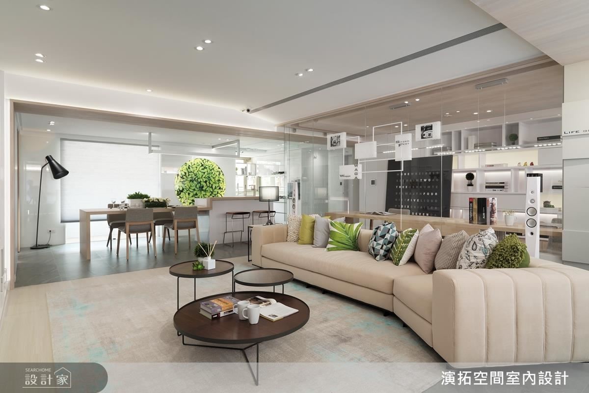 在人口密集的都會區,演拓空間室內設計團隊,卻能運用
