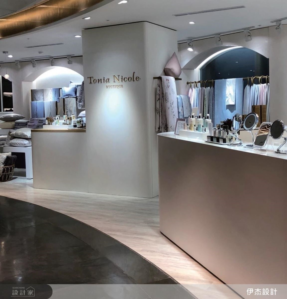 「東妮寢飾 Tonia Nicole」旗艦店,經由伊杰設計的巧