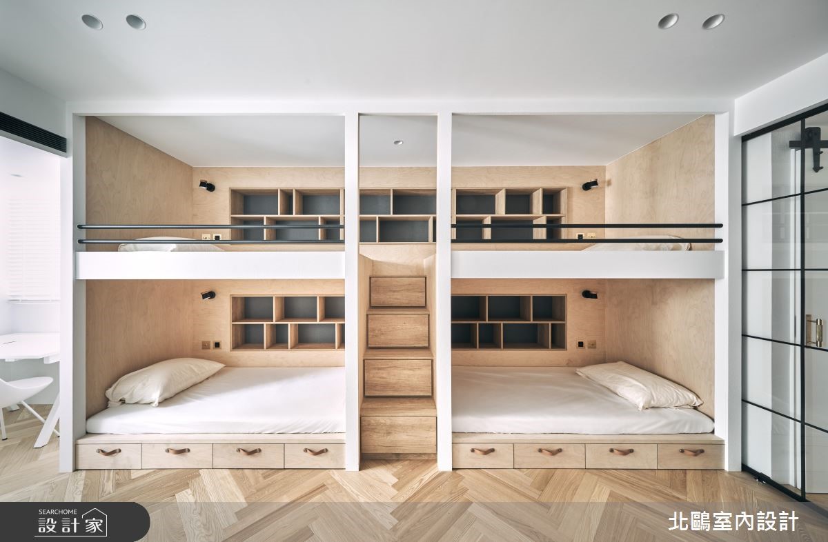 40 坪老屋,設計師透過北歐風的挹注,結合工作室與居