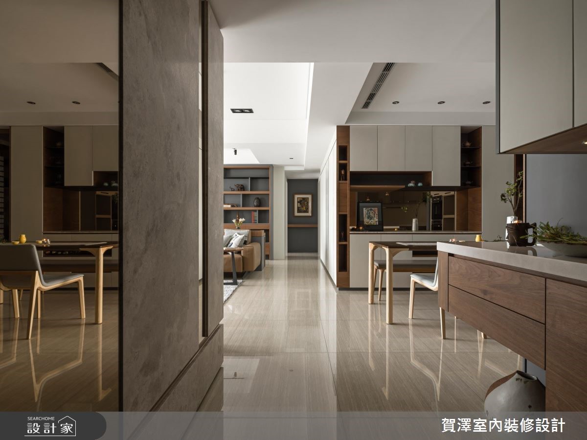 屋主非常重視退休後的生活,因此多次與設計公司討論空