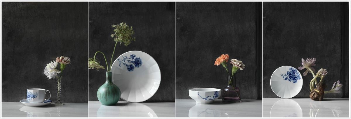 「綻藍花系列」單品。(圖片提供:皇家哥本哈根) 「綻藍花系列」單品。(圖片提供:皇家哥本哈根)
