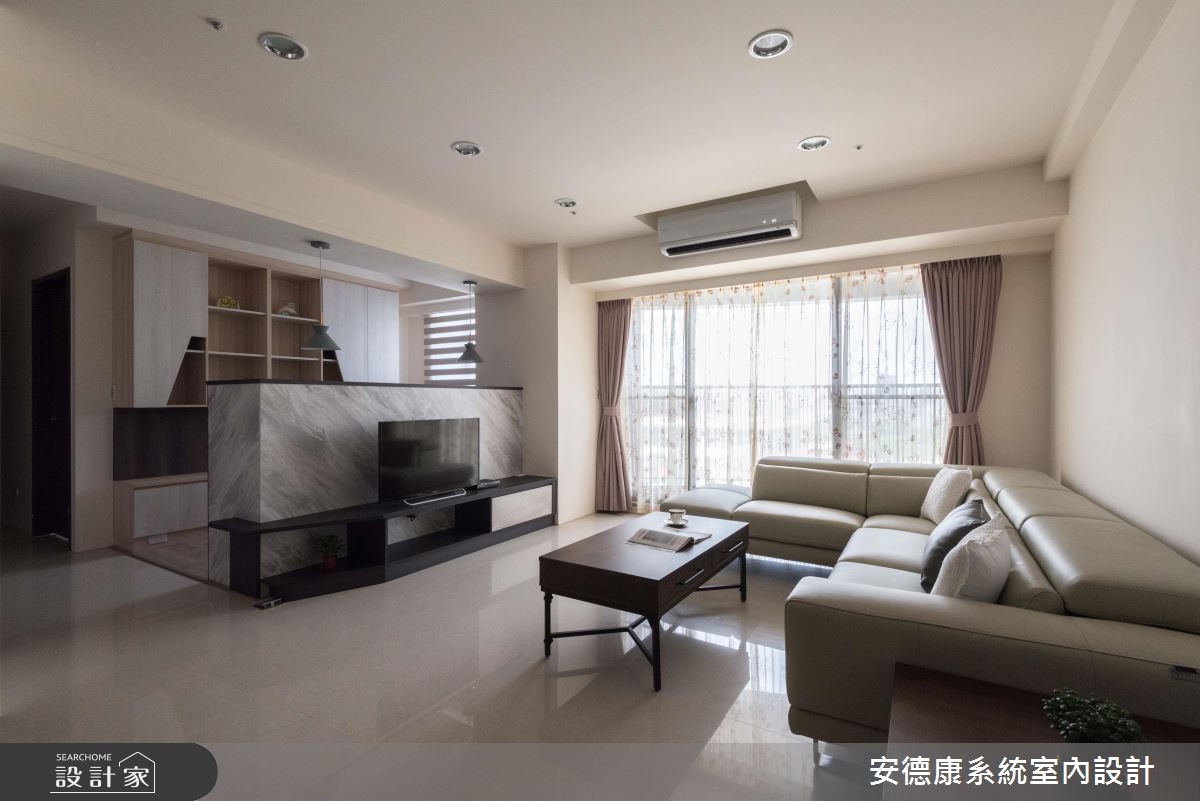 25 坪簡約風新居為屋主夫婦第一個家,考量到年幼的小