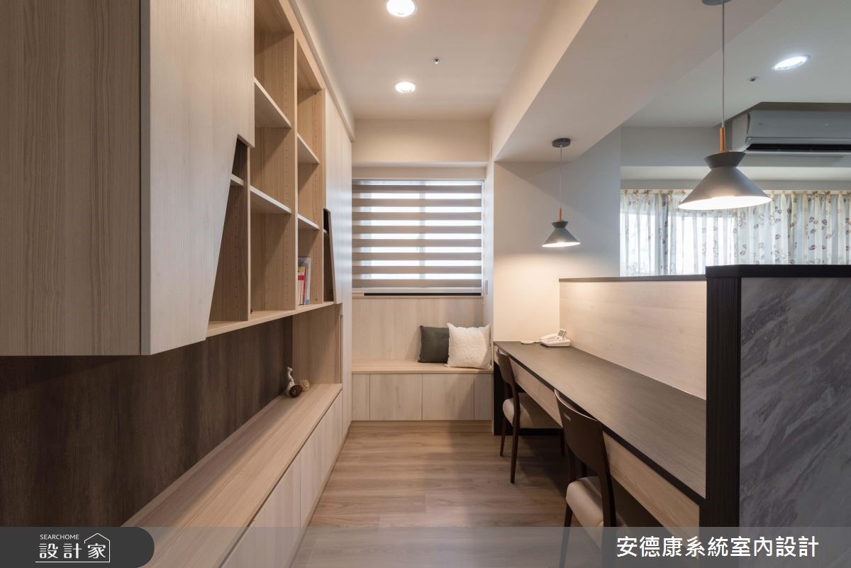 25 坪簡約風新居為屋主夫婦第一個家,考量到年幼的小