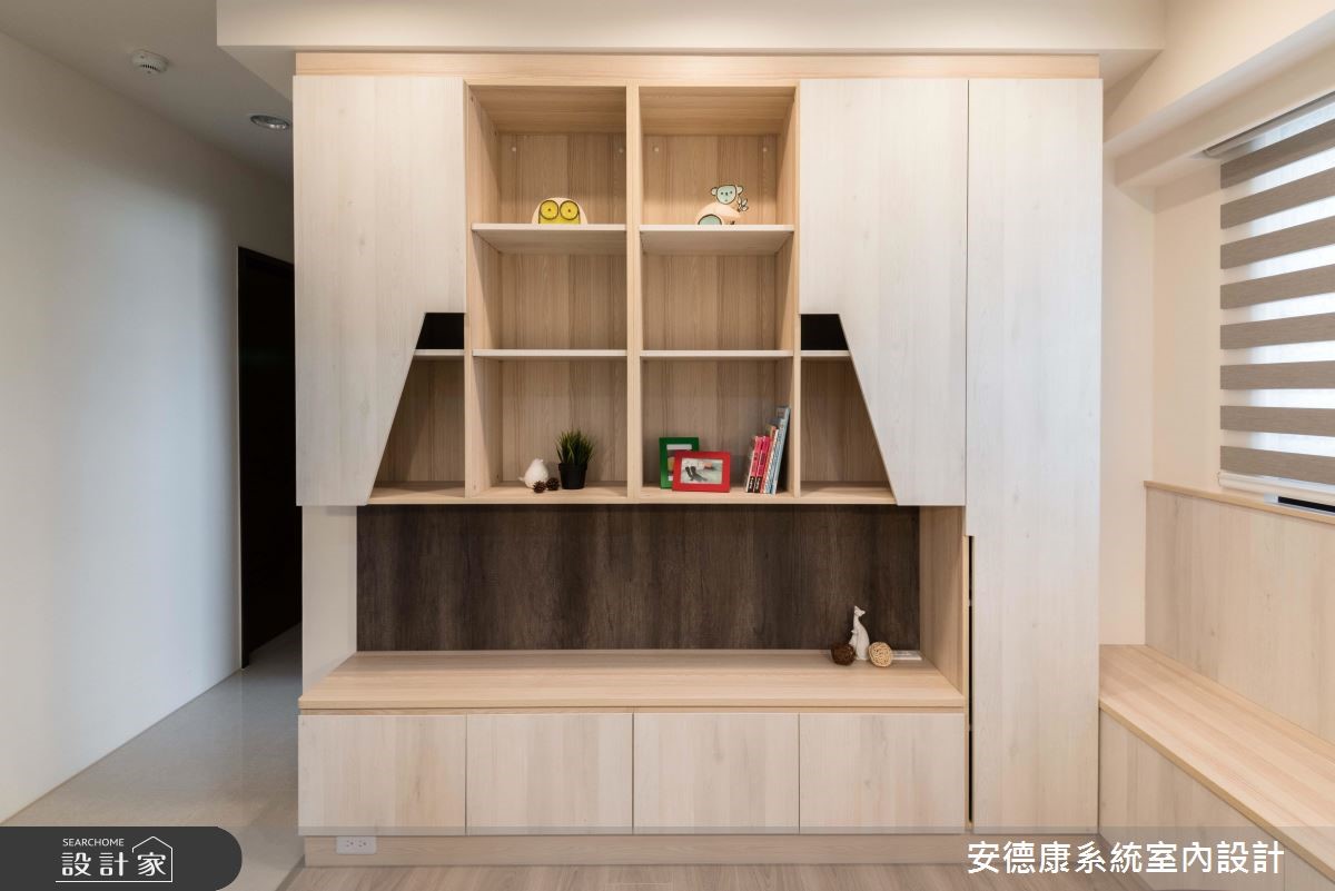 25 坪簡約風新居為屋主夫婦第一個家,考量到年幼的小