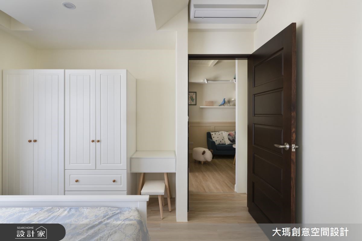 19 坪的北歐宅因為突兀的樑柱,使得空間破碎,設計師