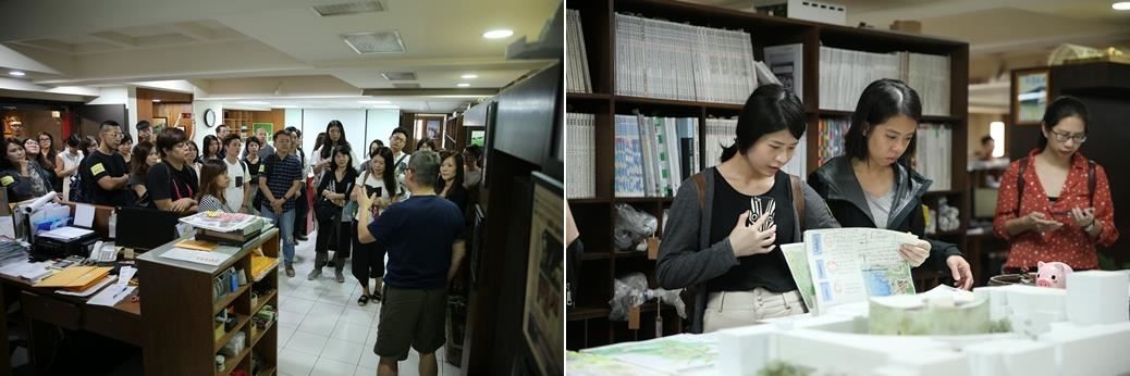 占地約20坪的立聯合建築師事務所空間,擺放著立體模型與草圖;廖偉立認為雜木林美學的觀點和宇宙論是相輔相成的,在這樣的核心下去思考如何做出好的建築。 占地約20坪的立聯合建築師事務所空間,擺放著立體模型與草圖;廖偉立認為雜木林美學的觀點和宇宙論是相輔相成的,在這樣的核心下去思考如何做出好的建築。