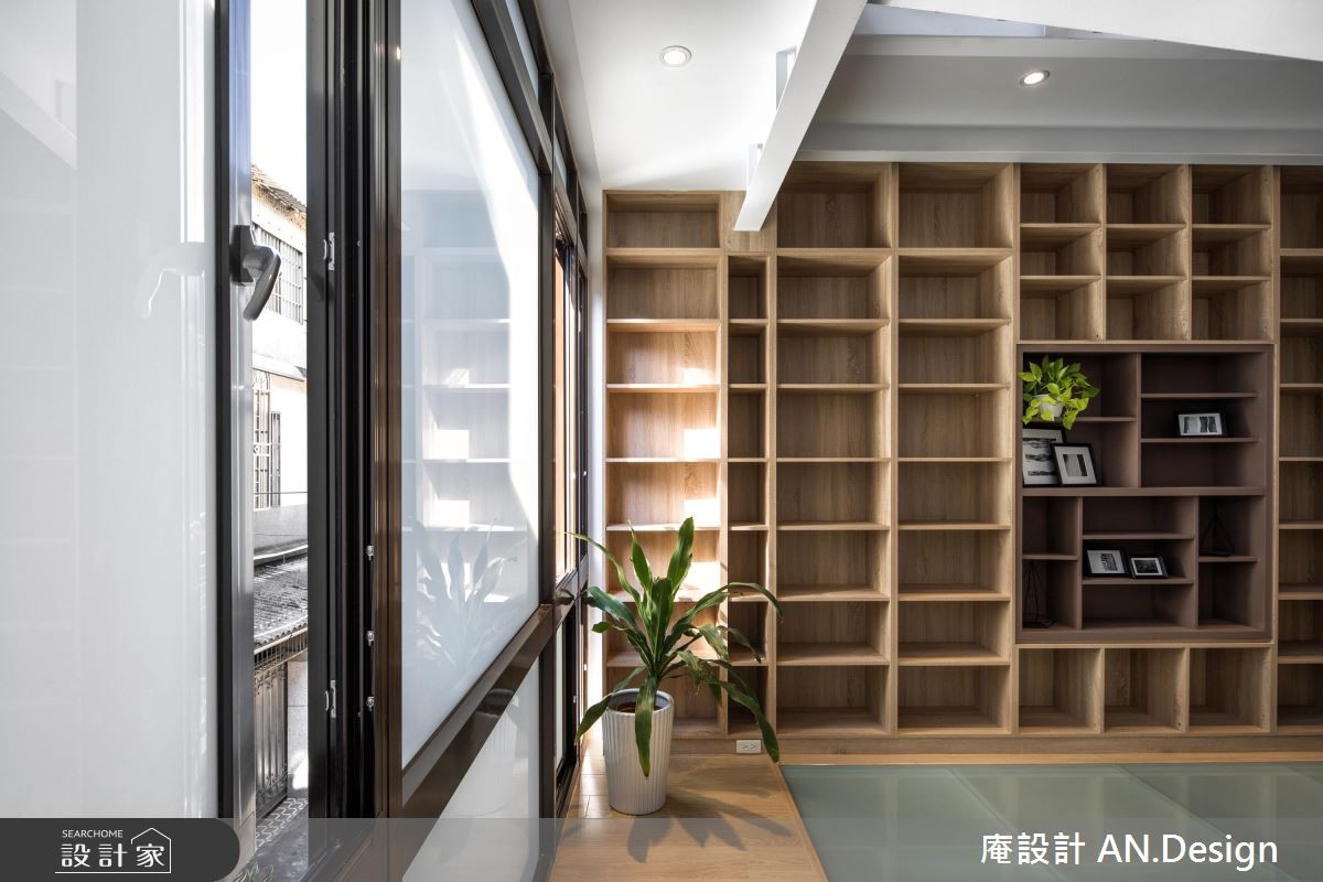 65坪透天老屋,設計師利用設計串聯空間,搭起家人間的