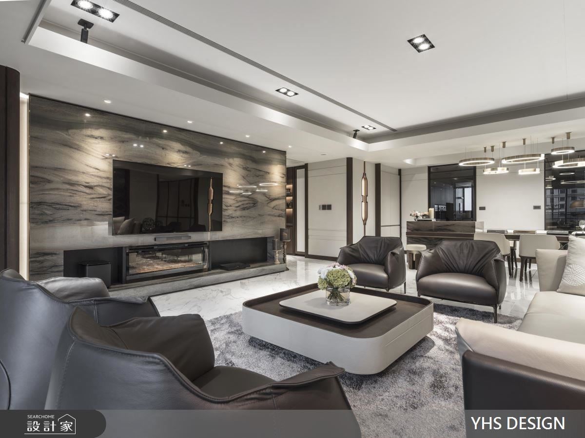由於居住人口簡單,不需要過多空間區隔,YHS DESIGN