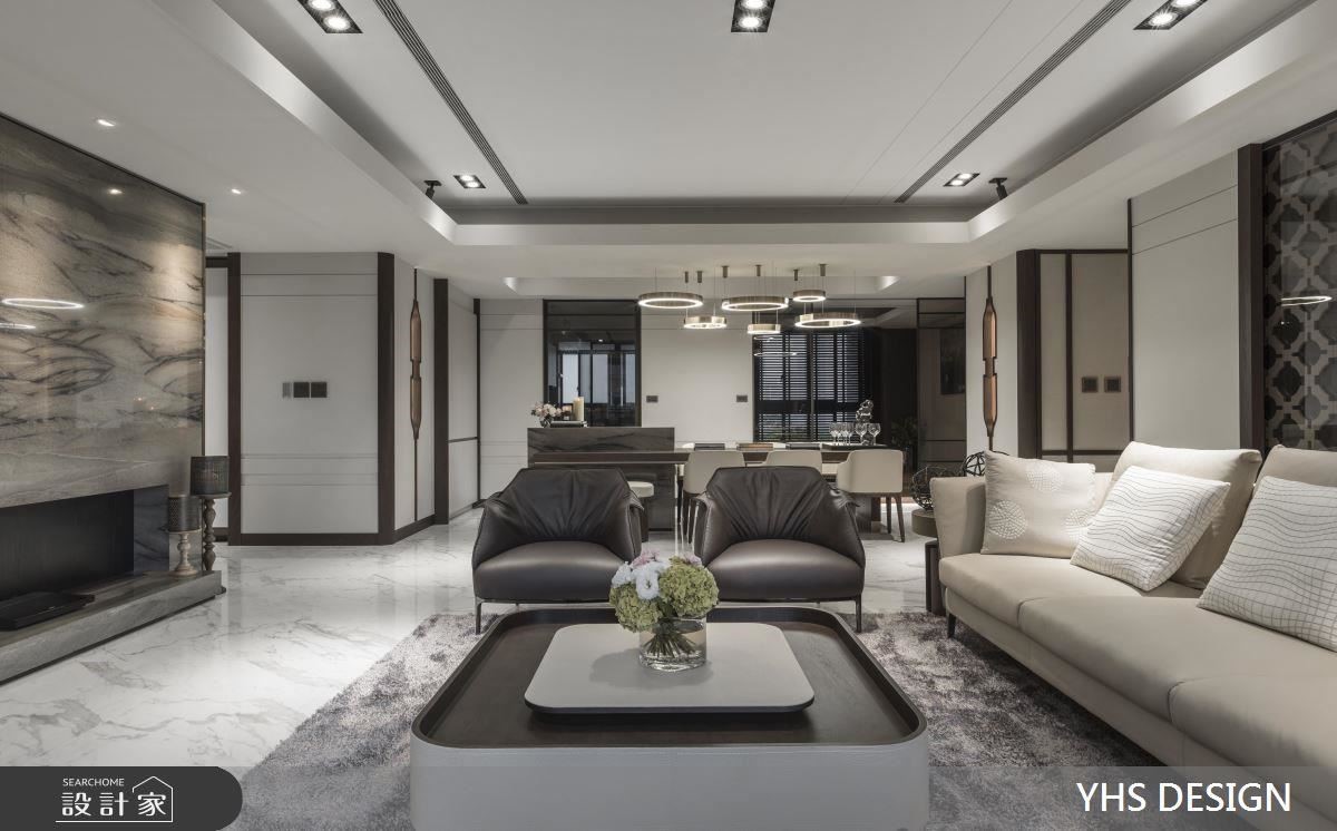 由於居住人口簡單,不需要過多空間區隔,YHS DESIGN
