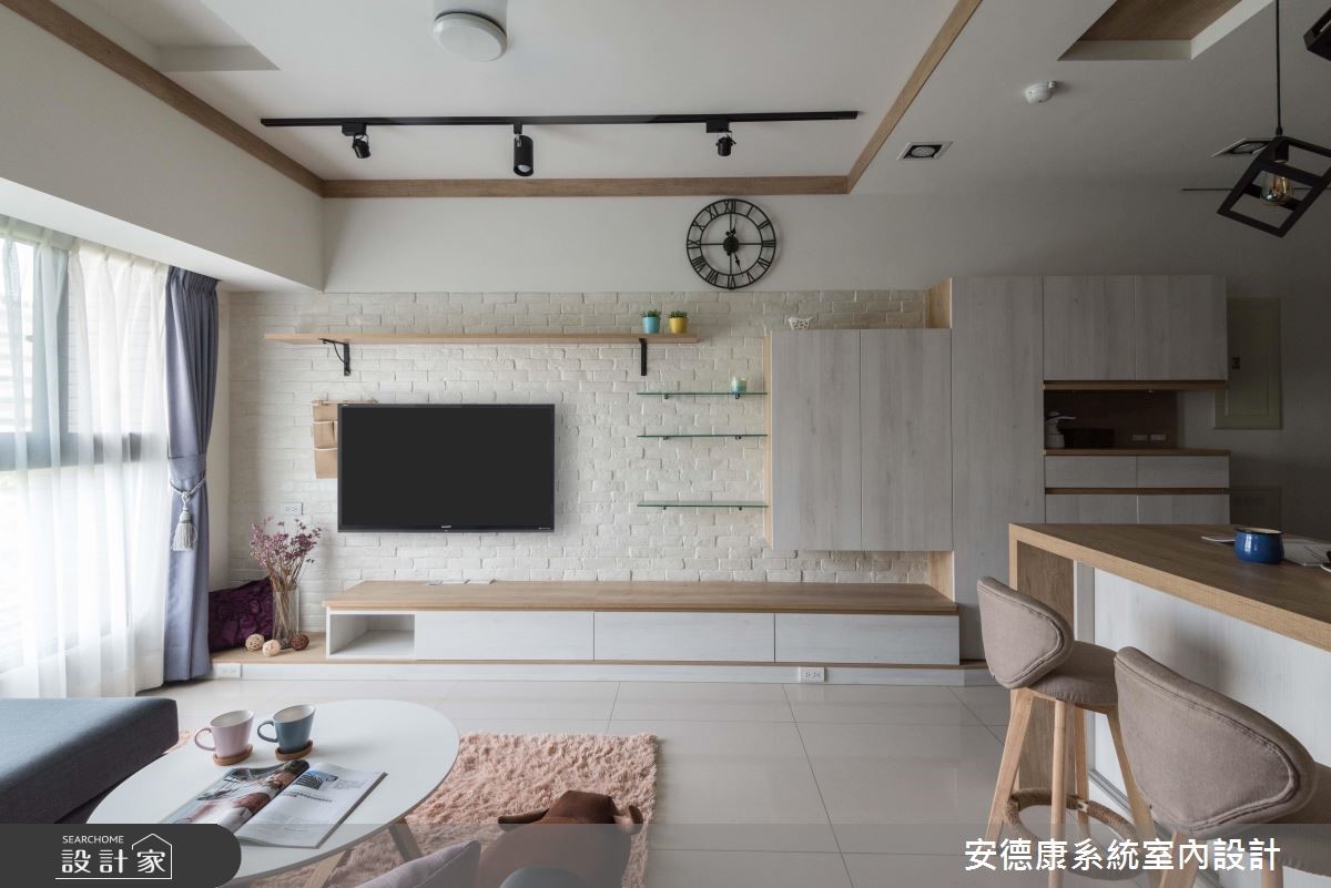 20坪居家,設計師挹注質樸溫潤的北歐風格,並同步整頓