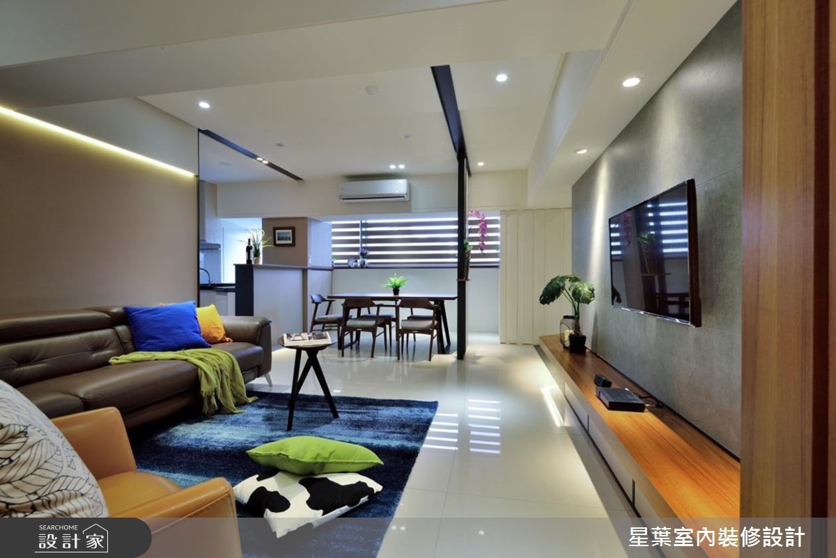 此案為老屋翻新,原始屋況存有格局過於擁擠,造成通風