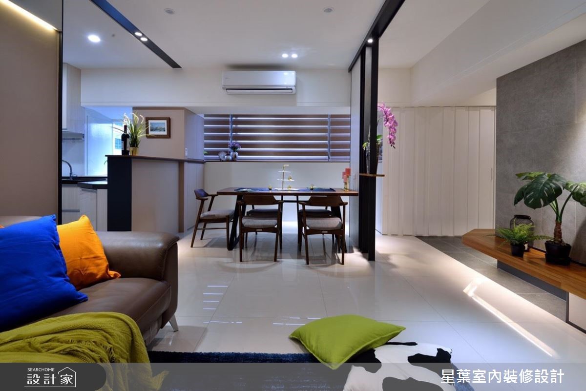 此案為老屋翻新,原始屋況存有格局過於擁擠,造成通風