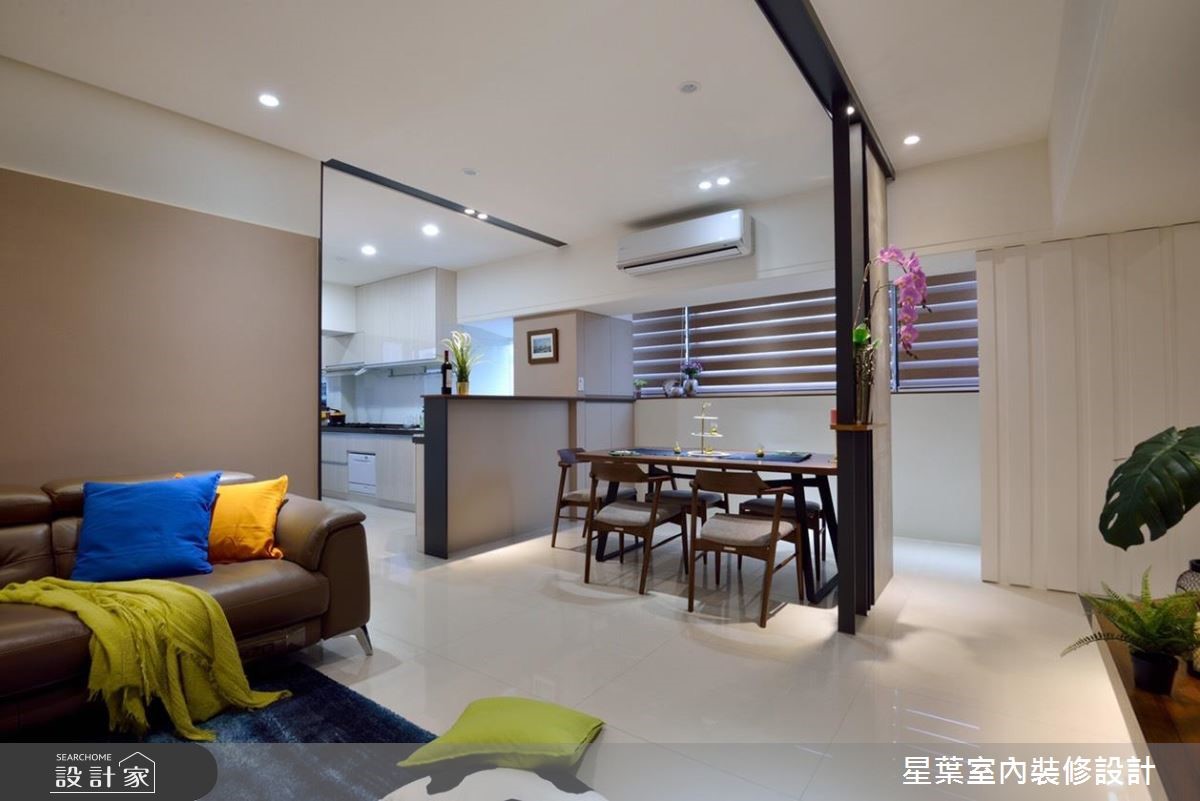 此案為老屋翻新,原始屋況存有格局過於擁擠,造成通風
