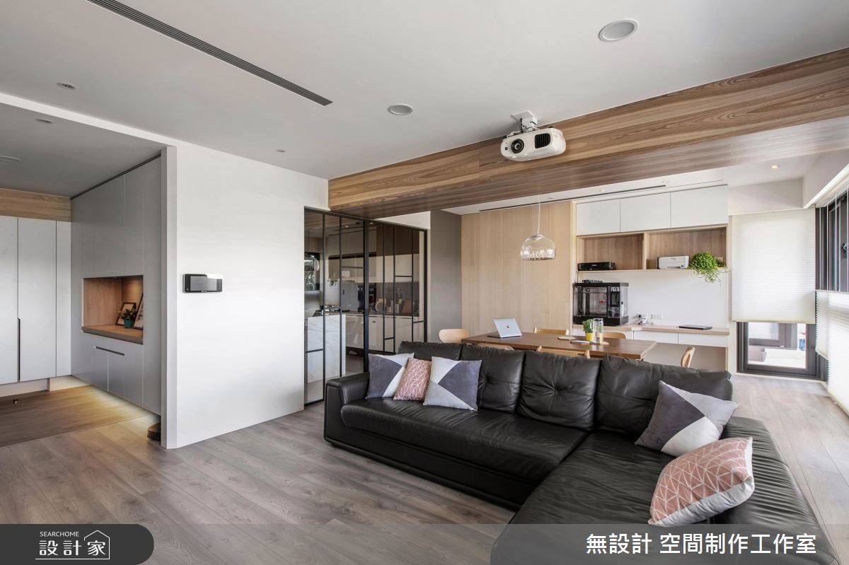 35 坪混搭風居宅,善用自然建材的樸實溫潤,暈染1家4