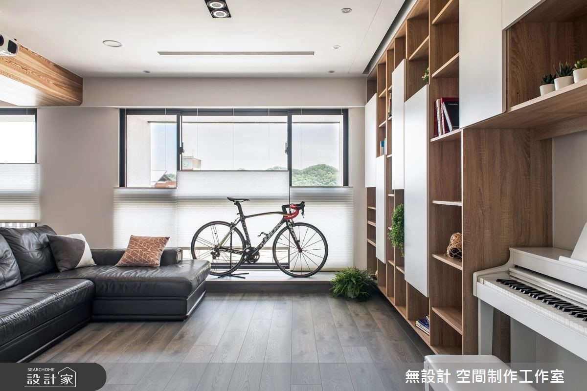 35 坪混搭風居宅,善用自然建材的樸實溫潤,暈染1家4