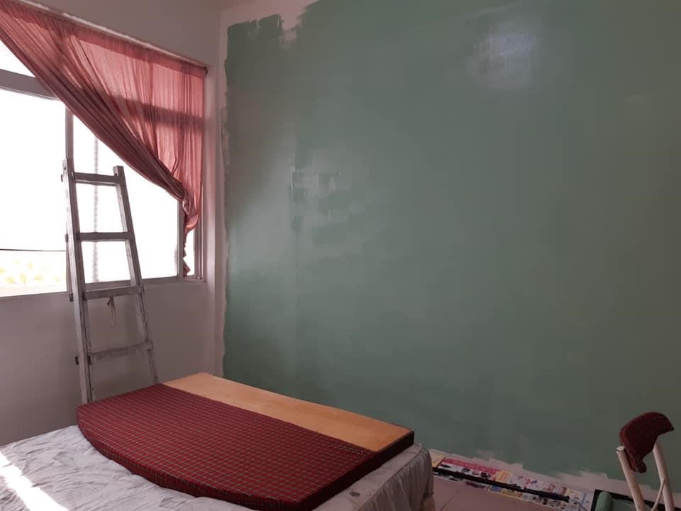 DIY 裝修過程。 DIY 裝修過程。
