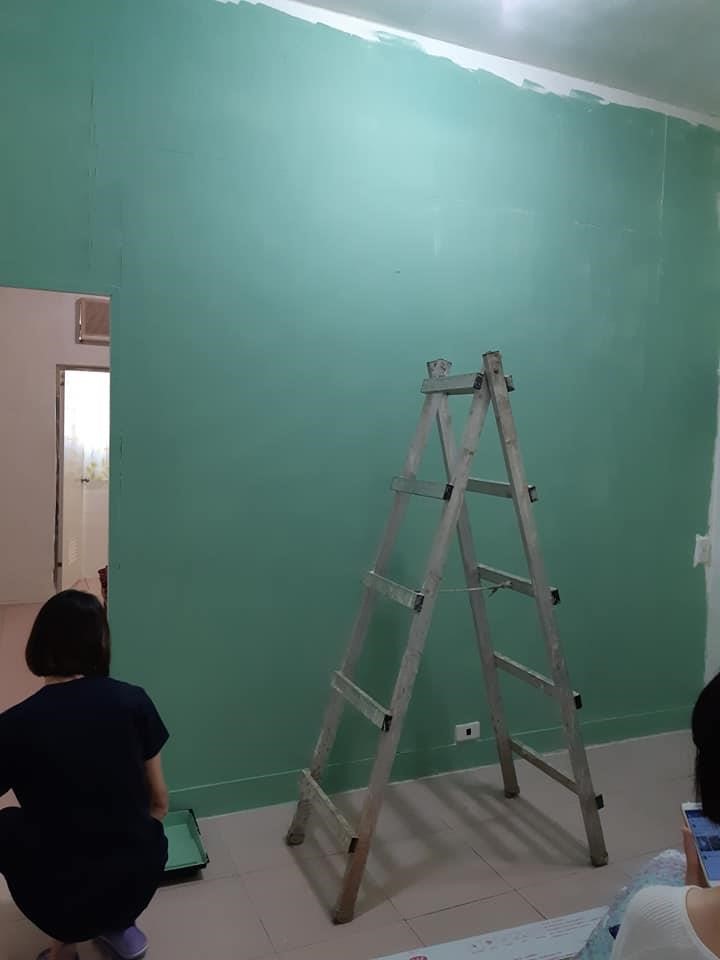DIY 裝修過程。 DIY 裝修過程。