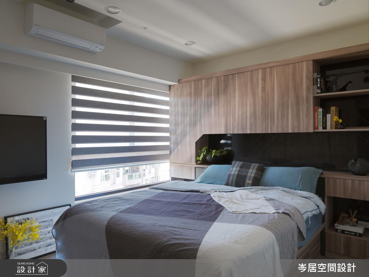 34 坪住宅的年輕姐弟屋主,姐姐喜愛明亮簡約的調性,