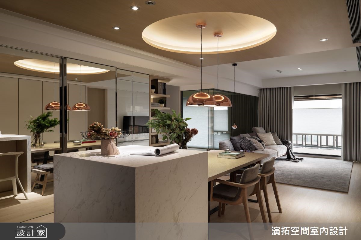 32坪簡約風居家,設計師在客變階段就已承接,減少後續