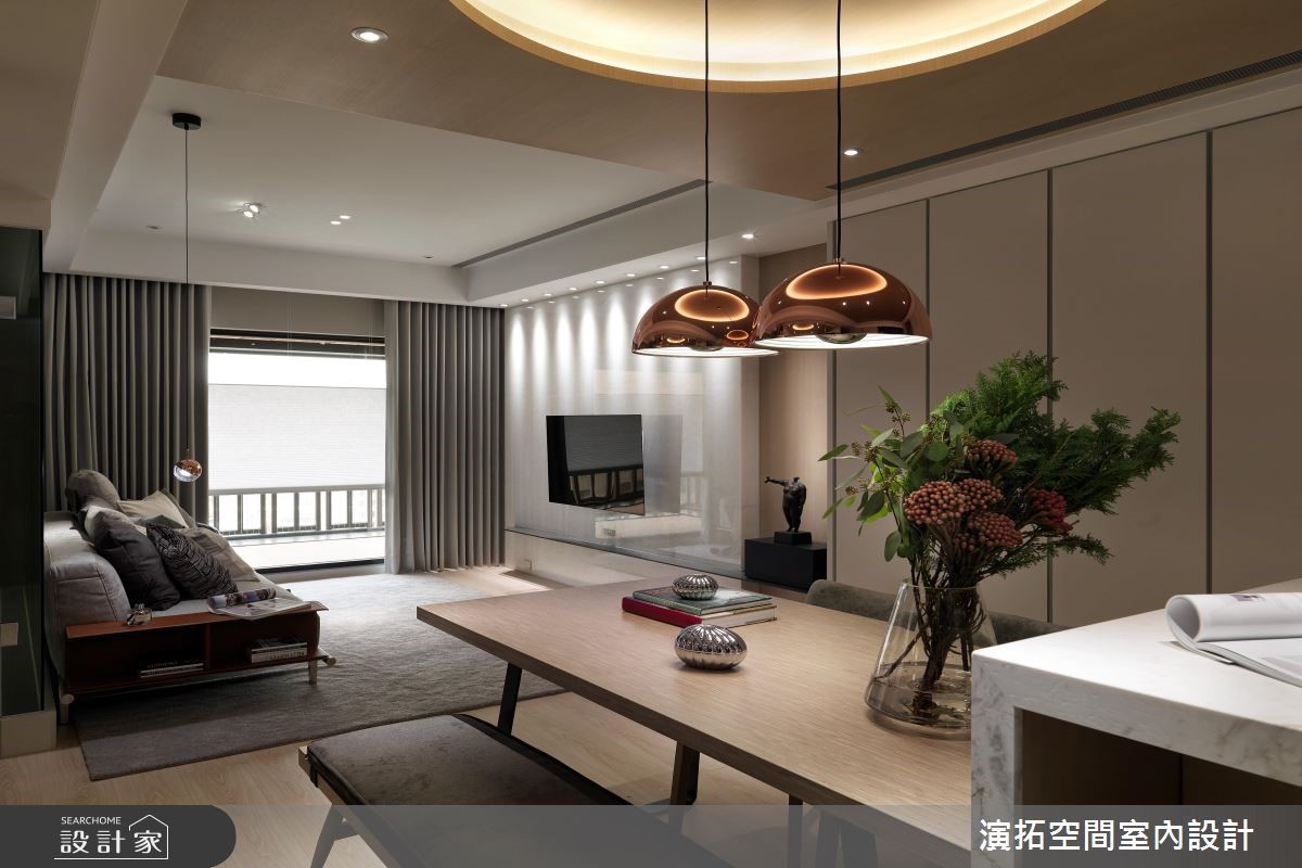 32坪簡約風居家,設計師在客變階段就已承接,減少後續