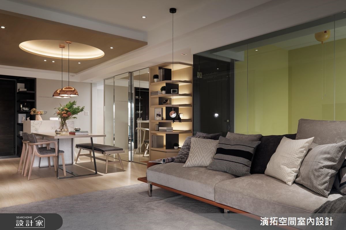 32坪簡約風居家,設計師在客變階段就已承接,減少後續