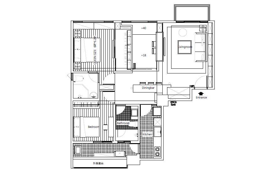 (AFTER)平面圖提供_綺寓空間設計。 (AFTER)平面圖提供_綺寓空間設計。