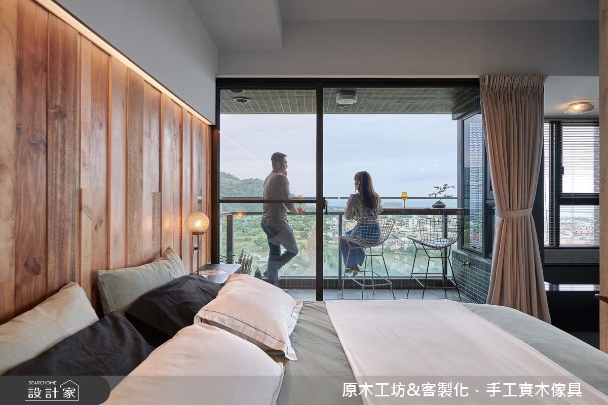 喜歡原木質感的屋主夫妻倆,希望家裡能充滿自然木頭的
