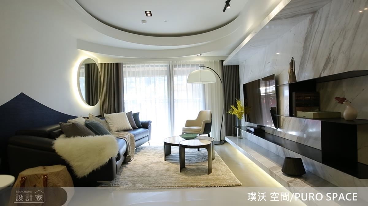 劉孟驊設計師將純淨溫暖的概念注入 24 坪空間中,以編