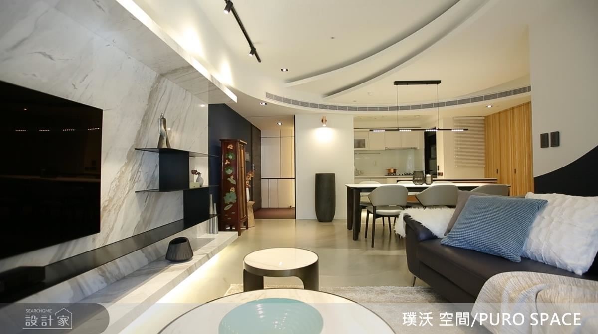 劉孟驊設計師將純淨溫暖的概念注入 24 坪空間中,以編