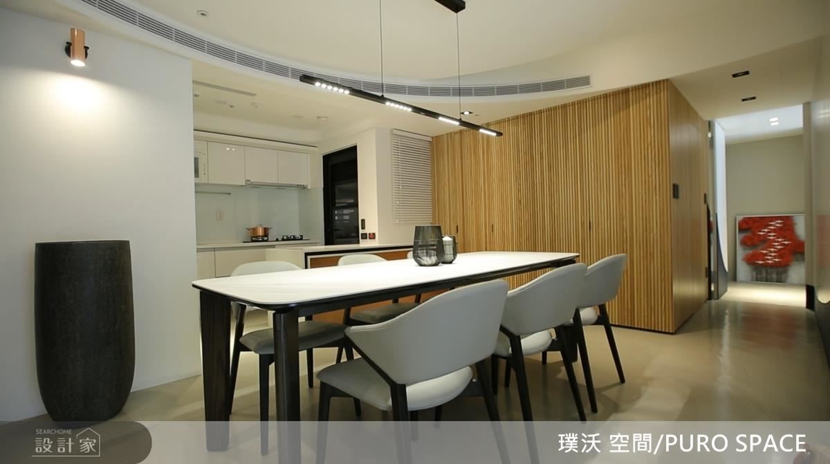 劉孟驊設計師將純淨溫暖的概念注入 24 坪空間中,以編