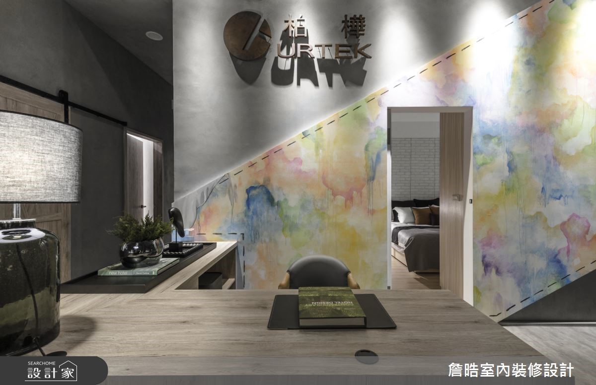 43 坪住辦合一空間,設計師依據基地條件與使用者需求
